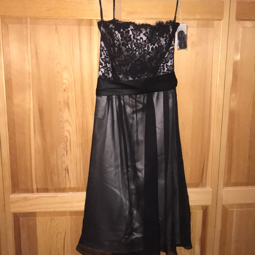 After Six Lace Overlay Dress Size 8 NWT